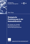 Cover: Strategische Positionierung in der Automobilbranche - Deutscher Universit&auml;tsverlag