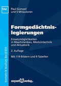 Cover: Formged&auml;chtnislegierungen - expert verlag ein Imprint von Narr Francke Attempto Verlag