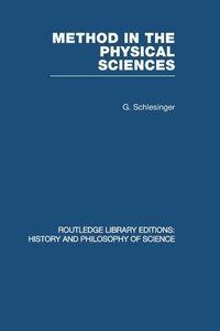Enlarge image Cover: Method in the Physical Sciences - Routledge