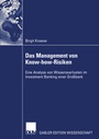 Cover: Das Management von Know-how-Risiken - Deutscher Universitätsverlag