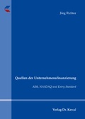 Cover: Quellen der Unternehmensfinanzierung - Kovac, Dr. Verlag