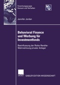 Cover: Behavioral Finance und Werbung f&uuml;r Investmentfonds - Deutscher Universit&auml;tsverlag