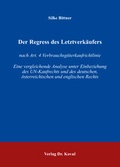 Cover: Der Regress des Letztverk&auml;ufers - Kovac, Dr. Verlag
