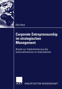 Abbildung von: Corporate Entrepreneurship im strategischen Management - Deutscher Universitätsverlag