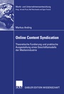 Cover: Online Content Syndication - Deutscher Universitätsverlag