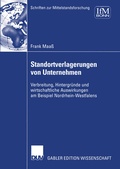 Cover: Standortverlagerungen von Unternehmen - Deutscher Universit&auml;tsverlag