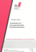 Cover: Koordination von intra-organisationalen Produktionsnetzwerken - Shaker