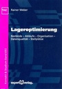 Cover: Lageroptimierung - expert verlag ein Imprint von Narr Francke Attempto Verlag