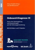 Cover: Onboard-Diagnose, III: - expert verlag ein Imprint von Narr Francke Attempto Verlag