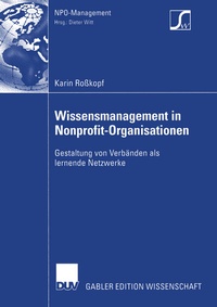 Abbildung von: Wissensmanagement in Nonprofit-Organisationen - Deutscher Universitätsverlag