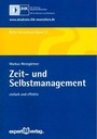 Cover: Zeit- und Selbstmanagement - expert verlag ein Imprint von Narr Francke Attempto Verlag