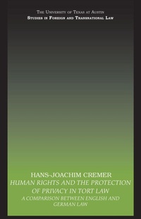 Enlarge image Cover: Human Rights and the Protection of Privacy in Tort Law - Routledge