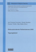 Cover: Diskussionskreis Fehlertoleranz 2005 - Shaker