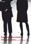 Cover: Positionen literarischer Dekonstruktion - Tectum Wissenschaftsverlag