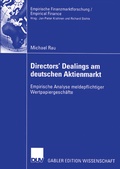 Cover: Directors' Dealings am deutschen Aktienmarkt - Deutscher Universit&auml;tsverlag