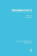 Cover: Pragmatics II: v. 1 - Routledge