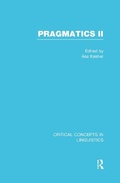 Cover: Pragmatics II - Routledge