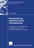 Cover: Implementierung innovativer Dienstleistungsmarken - Deutscher Universit&auml;tsverlag