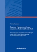 Cover: Revenue Management in der deutschen Automobilwirtschaft - Kovac, Dr. Verlag
