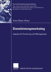 Abbildung von: Dienstleistungsmarketing - Deutscher Universitätsverlag