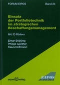 Cover: Einsatz der Portfoliotechnik im strategischen Beschaffungsmanagement - expert verlag ein Imprint von Narr Francke Attempto Verlag