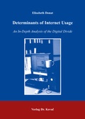 Cover: Determinants of Internet Usage - Kovac, Dr. Verlag