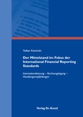Cover: Der Mittelstand im Fokus der International Financial Reporting Standards - Kovac, Dr. Verlag