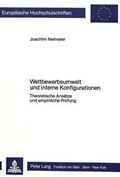 Cover: Wettbewerbsumwelt und interne Konfigurationen - Peter Lang Verlag