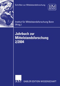 Abbildung von: Jahrbuch zur Mittelstandsforschung 2/2004 - Deutscher Universitätsverlag