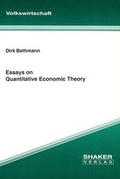 Cover: Essays on Quantitative Economic Theory - Shaker