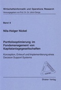 Cover: Portfoliooptimierung im Fondsmanagement von Kapitalanlagegesellschaften - Shaker