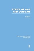 Cover: Kasher: Ethics of War and Conflict: Vol. 1 - Routledge