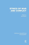 Cover: Kasher: Ethics of War and Conflict: Vol. 3 - Routledge