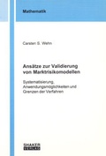 Cover: Ans&auml;tze zur Validierung von Marktrisikomodellen - Shaker