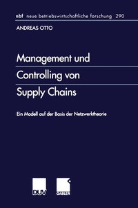 Enlarge image Cover: Management und Controlling von Supply Chains - Deutscher Universitätsverlag