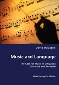 Cover: Music and Language - VDM Verlag Dr. Mueller E.K.