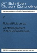 Cover: Controllingsystem in der Elektroindustrie - Peter Lang Verlag