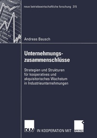 Abbildung von: Unternehmungszusammenschlüsse - Deutscher Universitätsverlag