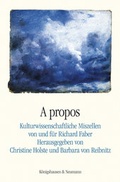 Cover: A propos - K&ouml;nigshausen & Neumann
