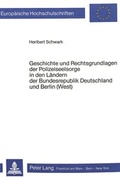 Bild: Geschichte und Rechtsgrundlagen der Polizeiseelsorge in den L&auml;ndern der Bundesrepublik Deutschland und Berlin (West) - Peter Lang Verlag