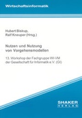 Cover: Nutzen und Nutzung von Vorgehensmodellen - Shaker