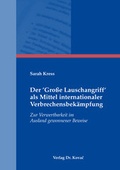 Bild: Der 'Gro&szlig;e Lauschangriff' als Mittel internationaler Verbrechensbek&auml;mpfung - Kovac, Dr. Verlag