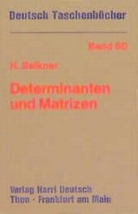 Abbildung von: Determinanten - Matrizen - Harri Deutsch