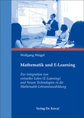 Cover: Mathematik und E-Learning - Kovac, Dr. Verlag