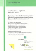 Cover: Betriebliche Umweltinformationssysteme - System- und unternehmens&uuml;bergreifender Daten- und Informationsaustausch - Shaker