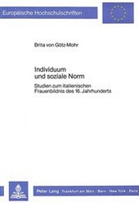 Abbildung von: Individuum und soziale Norm - Peter Lang Verlag