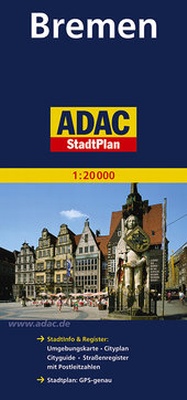 Abbildung von: ADAC StadtPlan Bremen 1:20 000 - ADAC Reiseführer