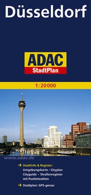 Abbildung von: ADAC StadtPlan Düsseldorf 1:20 000 - ADAC Reiseführer