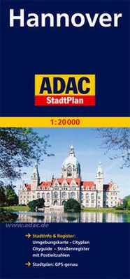 Abbildung von: ADAC StadtPlan Hannover 1:20 000 - ADAC Reiseführer