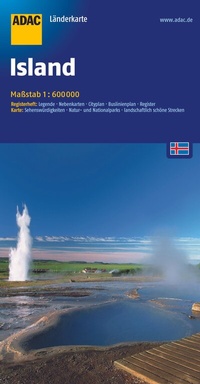 Abbildung von: ADAC Länderkarte Island 1:600.000 - ADAC Reiseführer